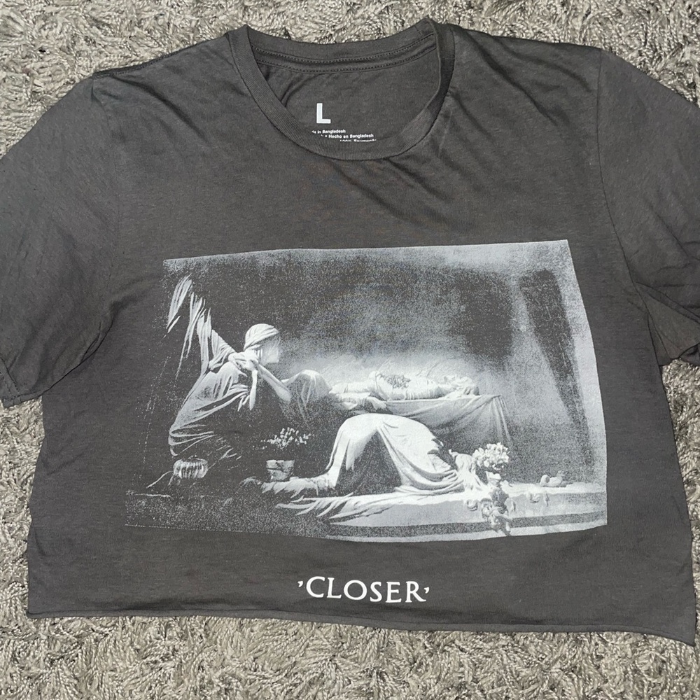 Joy Division ‘Closer’ Cropped Tshirt